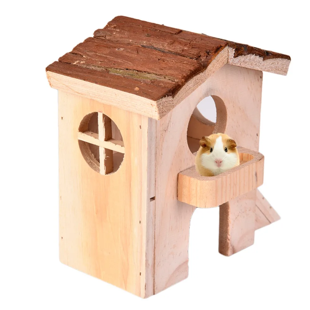 Hamster House Wooden Small Pets House Double Loft Houses with Stairs Hamsters Climbing Toy Chinchillas Squirrel Guinea Pig Cages
Hamster House Wooden Small Pets House Double Loft Houses with Stairs Hamsters Climbing Toy Chinchillas Squirrel Guinea Pig Cages