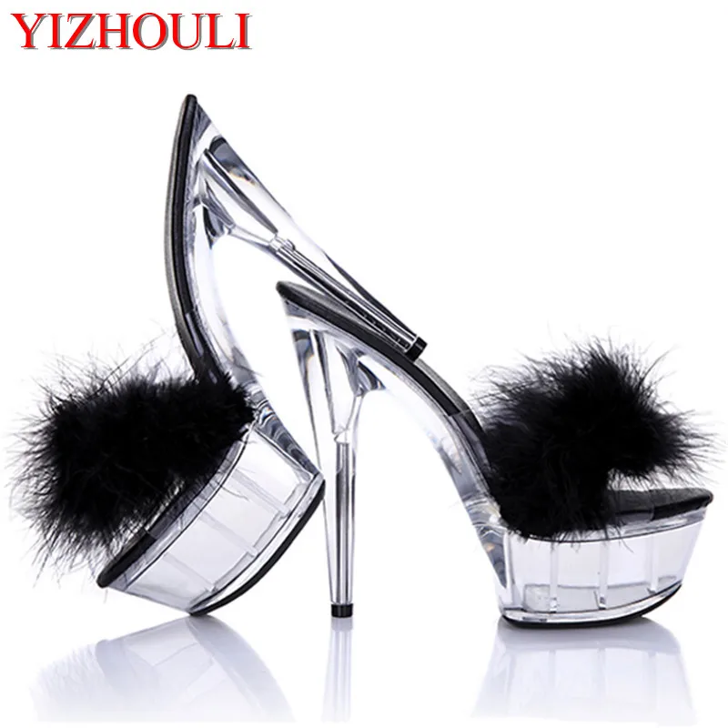Spring new PU charm shows 15 cm high fashion shoes with cool slippers crystal wedding shoes
Spring new PU charm shows 15 cm high fashion shoes with cool slippers crystal wedding shoes