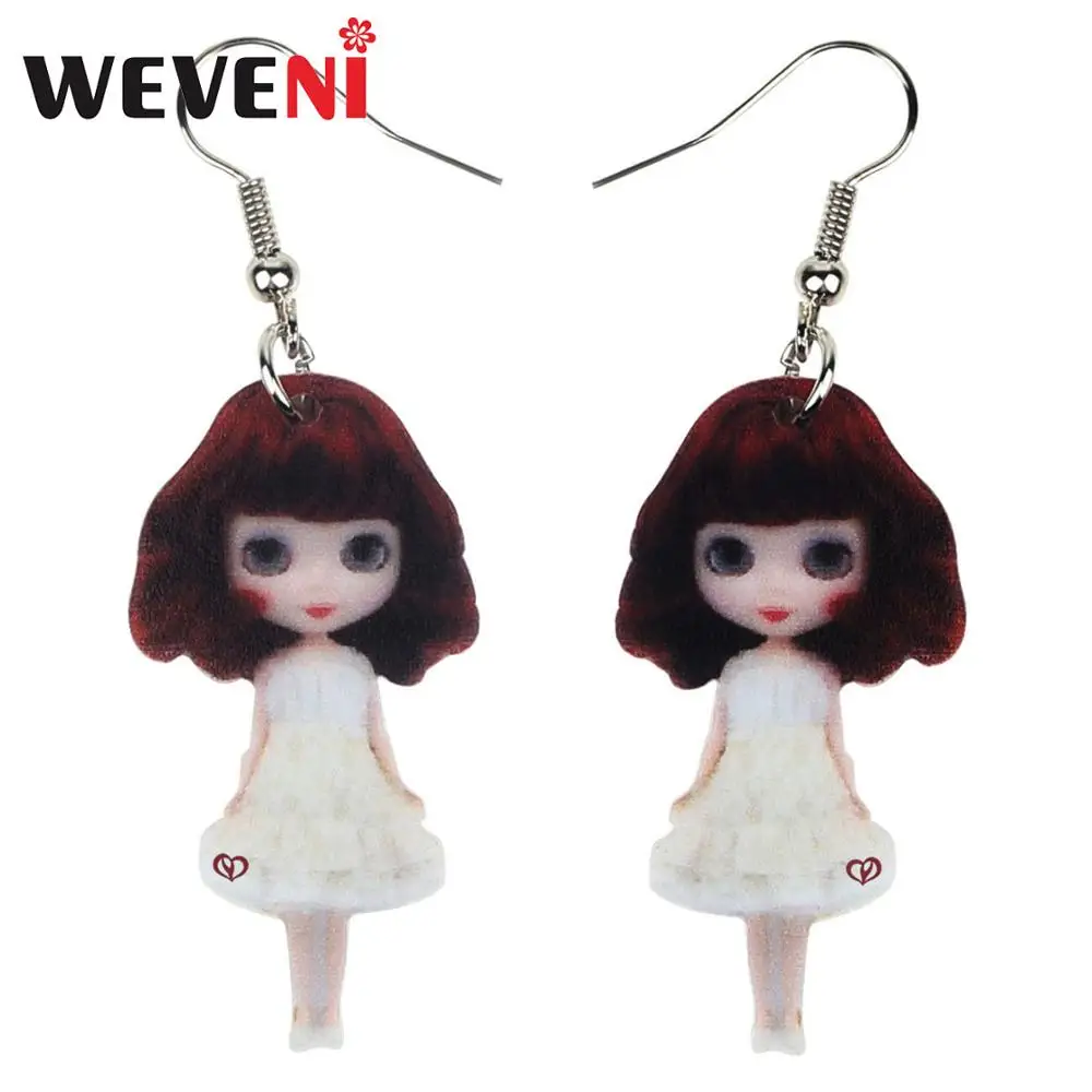 WEVENI Acrylic Cute Gray Long Hair Girls Earrings Big Long Dangle Drop Fashion Jewelry for Women Ladies Teens Gift Decoration
WEVENI Acrylic Cute Gray Long Hair Girls Earrings Big Long Dangle Drop Fashion Jewelry for Women Ladies Teens Gift Decoration