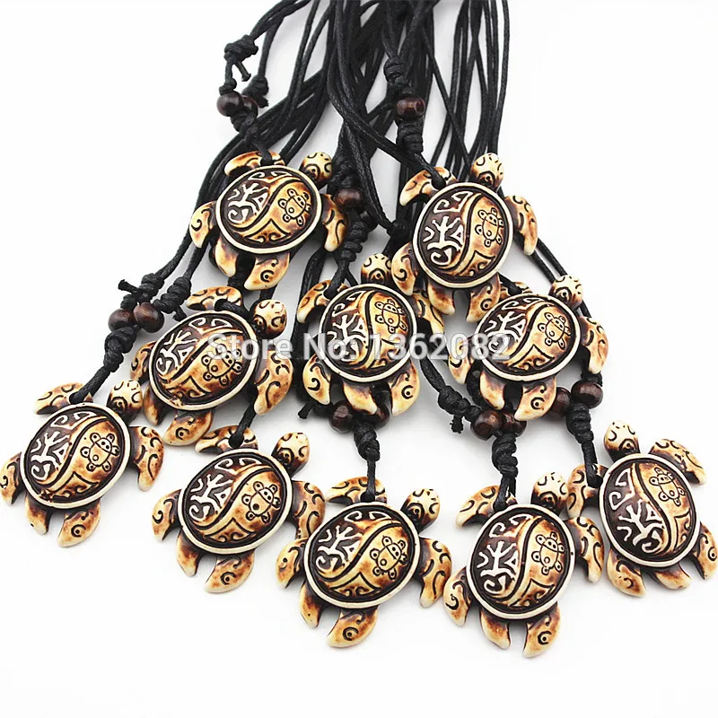 Wholesale Jewelry 12PCS/lot Tribal Totem Resin Carved Turtle Pendant Necklace Cute Tortoise Amulet Talisman Gift YN603 
Wholesale Jewelry 12PCS/lot Tribal Totem Resin Carved Turtle Pendant Necklace Cute Tortoise Amulet Talisman Gift YN603