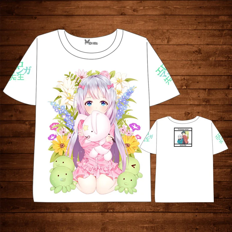 Anime Eromanga Sensei Sagiri Izumi T-shirt Men Women Short Sleeve Summer dress cartoonMy Little Sister And The Locked t shirt
Anime Eromanga Sensei Sagiri Izumi T-shirt Men Women Short Sleeve Summer dress cartoonMy Little Sister And The Locked t shirt