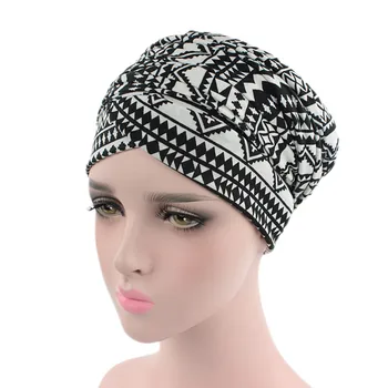 Women India Hat Muslim Elastic Turban Print Long Tail Hat Head hijab Scarf Wrap turban femme women muslim high quality c0412 
Women India Hat Muslim Elastic Turban Print Long Tail Hat Head hijab Scarf Wrap turban femme women muslim high quality c0412