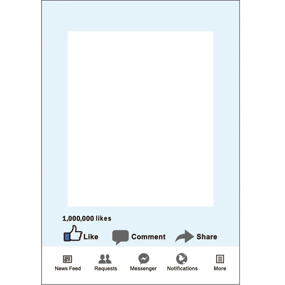 1pcs FB Social Media Photo Frame Booth Prop Paper Photo Booth Props Picture Selfie Frame
1pcs FB Social Media Photo Frame Booth Prop Paper Photo Booth Props Picture Selfie Frame