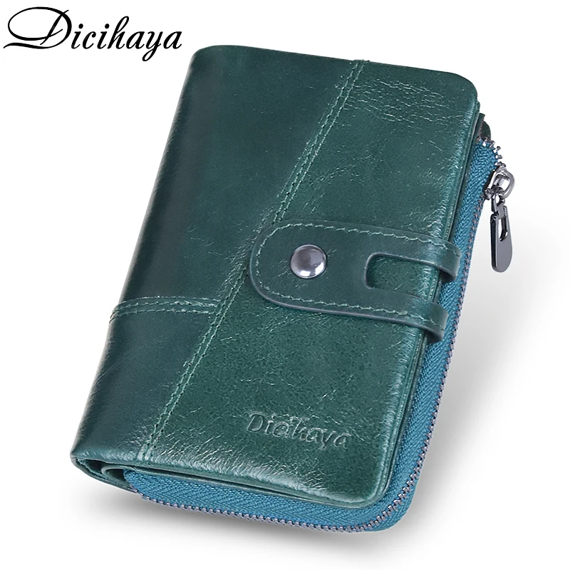 DICIHAYA REAL Leather Women Wallet Hasp Small Coin Pocket Purse Women Wallets Cards Holders Luxury Brand Wallets Designer Purse
DICIHAYA REAL Leather Women Wallet Hasp Small Coin Pocket Purse Women Wallets Cards Holders Luxury Brand Wallets Designer Purse