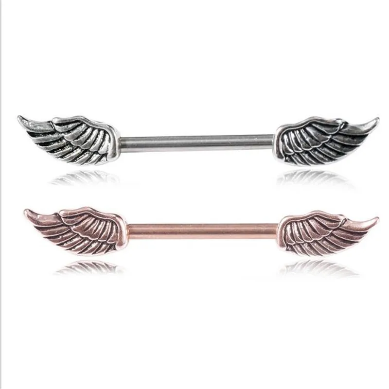 2PCS Stainless Steel Women Nipple Rings Piercing Shield Bars Wings Female Barbell Nipple Rings Summer Jewelry Body Piercing
2PCS Stainless Steel Women Nipple Rings Piercing Shield Bars Wings Female Barbell Nipple Rings Summer Jewelry Body Piercing