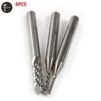 6PCS 1/8" Shank CNC PCB Router Bit Drill Corn Milling Cutter 1.0/1.5/3.175mm Tungsten Steel Alloy End Mill Engraving Bits
6PCS 1/8" Shank CNC PCB Router Bit Drill Corn Milling Cutter 1.0/1.5/3.175mm Tungsten Steel Alloy End Mill Engraving Bits