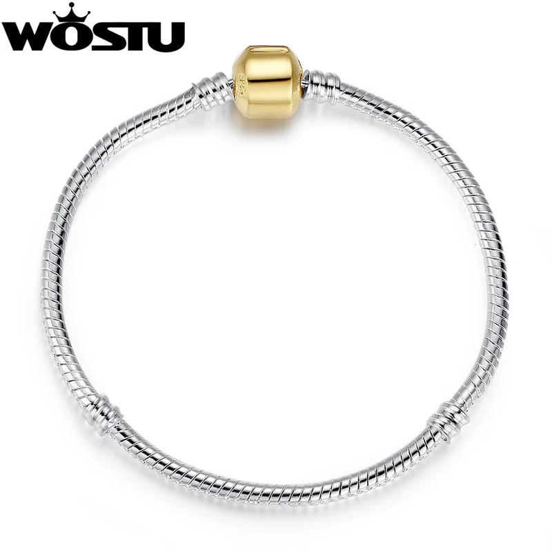 WOSTU Hot Silver Plated Snake Bracelet Chain For DIY Bracelet Beads and Charms Wholesale With Free Shipping XCH9001
WOSTU Hot Silver Plated Snake Bracelet Chain For DIY Bracelet Beads and Charms Wholesale With Free Shipping XCH9001