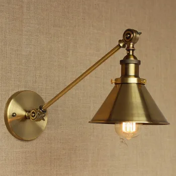 Antique gold long swing arm wall lamp for workroom bedside bedroom illumination sconce Modern E27 Lighting Fixture
Antique gold long swing arm wall lamp for workroom bedside bedroom illumination sconce Modern E27 Lighting Fixture