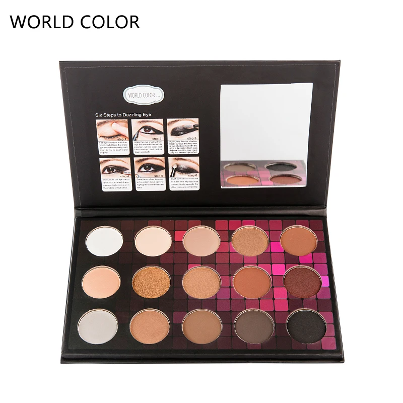 Professional 15 Colors Eyeshadow Palette Glitter Eye Palette Maquiagem Matte Silky Pigments Eye Shadow Cosmetic Makeup Set TSLM2
Professional 15 Colors Eyeshadow Palette Glitter Eye Palette Maquiagem Matte Silky Pigments Eye Shadow Cosmetic Makeup Set TSLM2