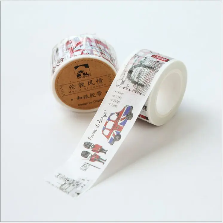 25mm wide Vintage Travelling Style London charming scenery decoration washi tape DIY planner scrapbooking masking tape escolar
25mm wide Vintage Travelling Style London charming scenery decoration washi tape DIY planner scrapbooking masking tape escolar