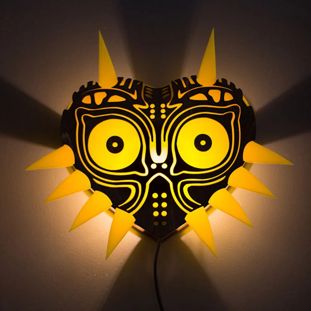 The Legend of Zelda Majora's Mask Night Lights 16Colors Changing LED Wall Lamp with Remote Control for Living Room Home Decor
The Legend of Zelda Majora's Mask Night Lights 16Colors Changing LED Wall Lamp with Remote Control for Living Room Home Decor