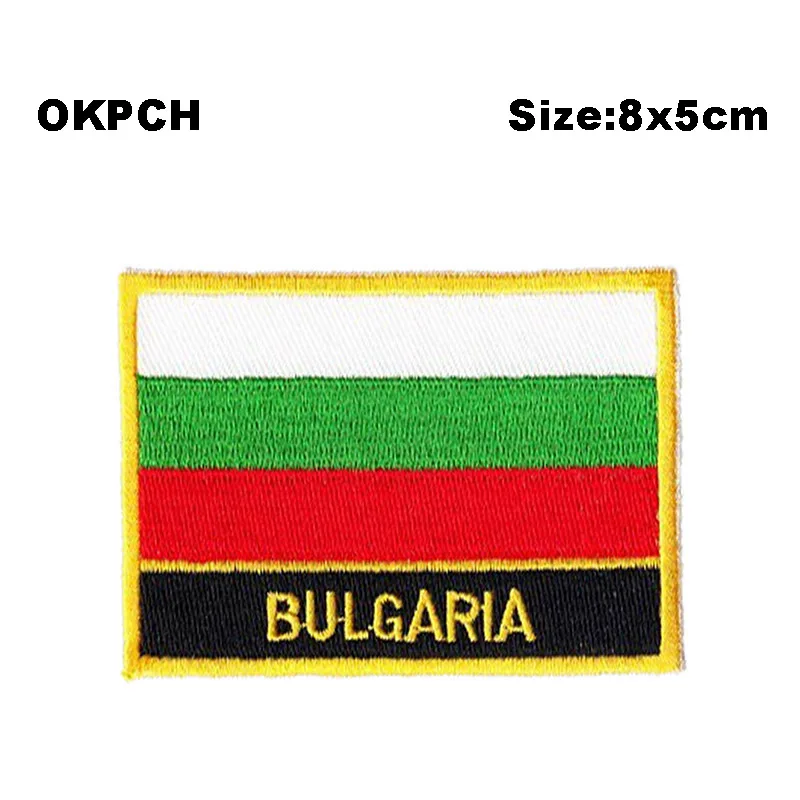 Bulgaria Square Shape Iron-on Flag Patch Embroidered Saw on Badges Patches for Clothing PT0032-R
Bulgaria Square Shape Iron-on Flag Patch Embroidered Saw on Badges Patches for Clothing PT0032-R