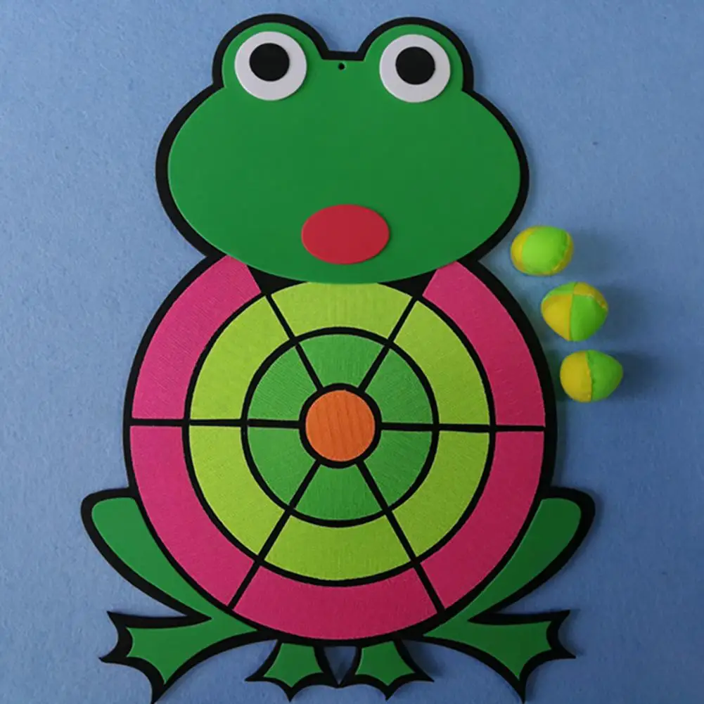 Cartoon Animal Frog Sticky Ball Target Dart Board Throwing Flying Game Toy Set For Children Security Toy Gifts New
Cartoon Animal Frog Sticky Ball Target Dart Board Throwing Flying Game Toy Set For Children Security Toy Gifts New
