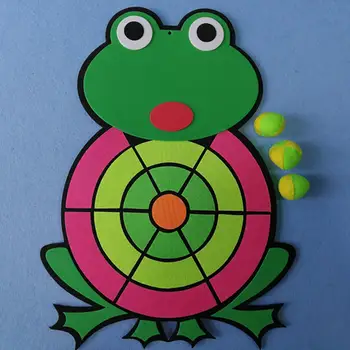 Cartoon Animal Frog Sticky Ball Target Dart Board Throwing Flying Game Toy Set For Children Security Toy Gifts New
Cartoon Animal Frog Sticky Ball Target Dart Board Throwing Flying Game Toy Set For Children Security Toy Gifts New
