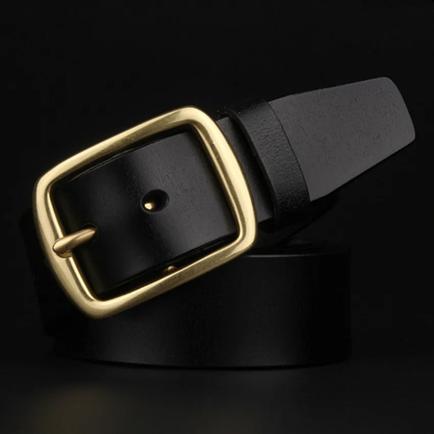 100% Copper buckle cowhide genuine leather belts for men brand Strap male pin buckle vintage jeans cowboy Casual belt men
100% Copper buckle cowhide genuine leather belts for men brand Strap male pin buckle vintage jeans cowboy Casual belt men