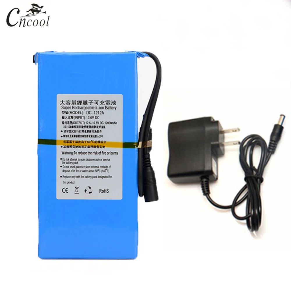Cncool DC 12V 12000MAH Recahrgeable Battery High Quality Portable Lithium-ion Batteria DC1212A With US/EU Plug Drop shipping
Cncool DC 12V 12000MAH Recahrgeable Battery High Quality Portable Lithium-ion Batteria DC1212A With US/EU Plug Drop shipping