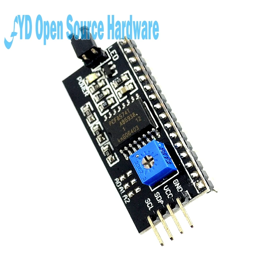 1pcs IIC/I2C Interface LCD1602 Adapter Plate Board 5V LCD Adapter Converter Module For LCD1602 2004 LCD
1pcs IIC/I2C Interface LCD1602 Adapter Plate Board 5V LCD Adapter Converter Module For LCD1602 2004 LCD