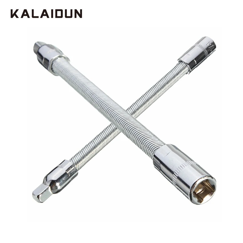 KALAIDUN 1/4'' Drive 150mm Flexible Extension Shaft Bar Adapter Set 6.3mm Hex Drive Socket Ratchet Screw Nut Shaft Wrench
KALAIDUN 1/4'' Drive 150mm Flexible Extension Shaft Bar Adapter Set 6.3mm Hex Drive Socket Ratchet Screw Nut Shaft Wrench