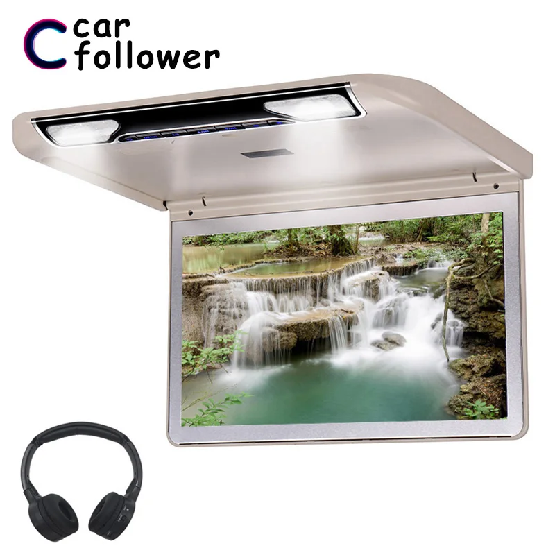 13.3 Inch Car Monitor Roof Full HD 1920*1080 Flip Down Car Screen MP5 Display With HDMI/USB/SD/IR/FM Transmitter Auto DVD Player
13.3 Inch Car Monitor Roof Full HD 1920*1080 Flip Down Car Screen MP5 Display With HDMI/USB/SD/IR/FM Transmitter Auto DVD Player