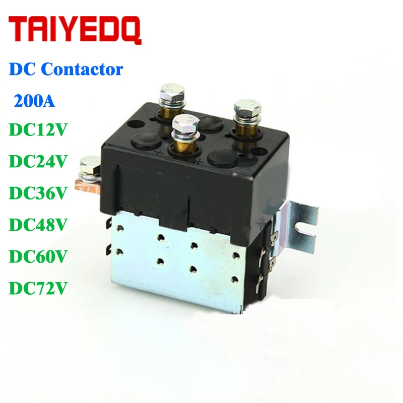 CZWT200 DC/SW182 2NO+2NC 12V 24V 36V 48V 60V 72V 200A DC Contactor for handling drawing motor forklift electromobile wehicle car
CZWT200 DC/SW182 2NO+2NC 12V 24V 36V 48V 60V 72V 200A DC Contactor for handling drawing motor forklift electromobile wehicle car