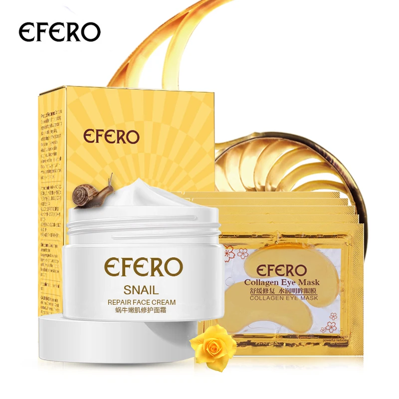 efero Snail Face Cream Whitening Anti Aging & Argireline Serum Anti Rugas Moisturizing &24k Gold Eye Mask Patch Skin Care
efero Snail Face Cream Whitening Anti Aging & Argireline Serum Anti Rugas Moisturizing &24k Gold Eye Mask Patch Skin Care