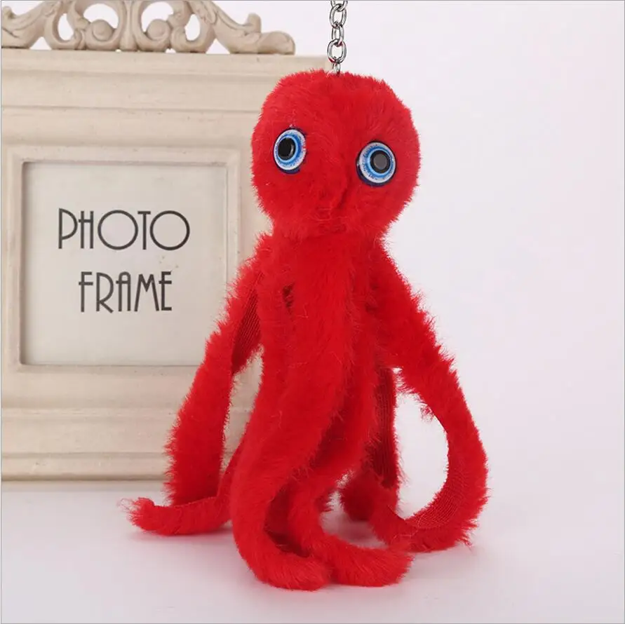 Car Keyring Cute Octopus Fur Key Holder Artificial Rabbit Fur Ball Key Chain Black Tassel Doll Keychain Animal Pompom Pendant
Car Keyring Cute Octopus Fur Key Holder Artificial Rabbit Fur Ball Key Chain Black Tassel Doll Keychain Animal Pompom Pendant