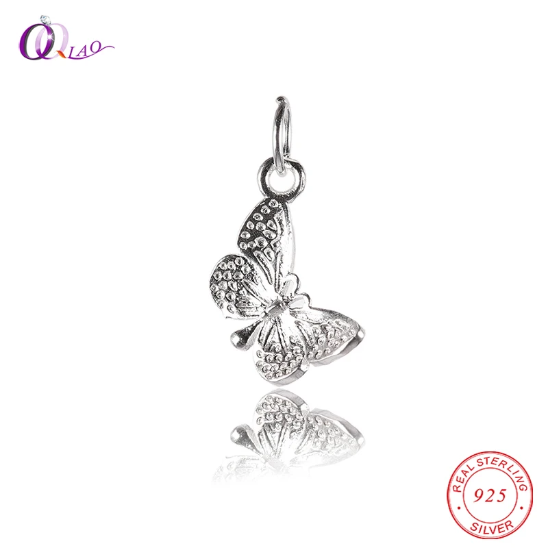 925 sterling silver handmade Exquisite pendant of butterfly for Women Sterling Silver Jewelry Necklace bracelet accessories 1PCS
925 sterling silver handmade Exquisite pendant of butterfly for Women Sterling Silver Jewelry Necklace bracelet accessories 1PCS