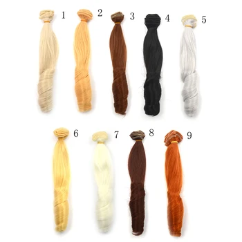 1pc 20*100cm High Temperature Curly Doll Wigs Brown Khaki Black Heat Doll Hair 1/3 1/4 1/6 BJD Diy Doll Wigs
1pc 20*100cm High Temperature Curly Doll Wigs Brown Khaki Black Heat Doll Hair 1/3 1/4 1/6 BJD Diy Doll Wigs