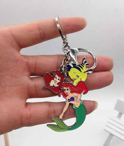 New 1 set Cartoon Mermaid Princess fish Keychain Jewelry Accessories Key Chains Pendant Gifts Favors LK-6
New 1 set Cartoon Mermaid Princess fish Keychain Jewelry Accessories Key Chains Pendant Gifts Favors LK-6