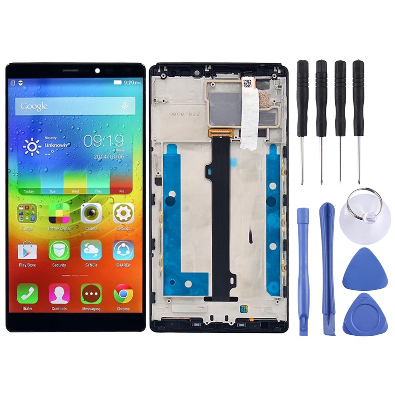 Новый ЖК-экран и дигитайзер в сборе с рамкой для Lenovo Vibe Z2 Pro / K920 | Мобильные