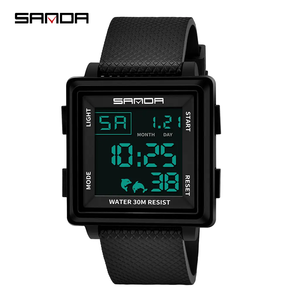 SANDA Men's Sports Watch Diving LED Digital Watch Men's Fashion Electronic Military Watch relogio masculino
SANDA Men's Sports Watch Diving LED Digital Watch Men's Fashion Electronic Military Watch relogio masculino