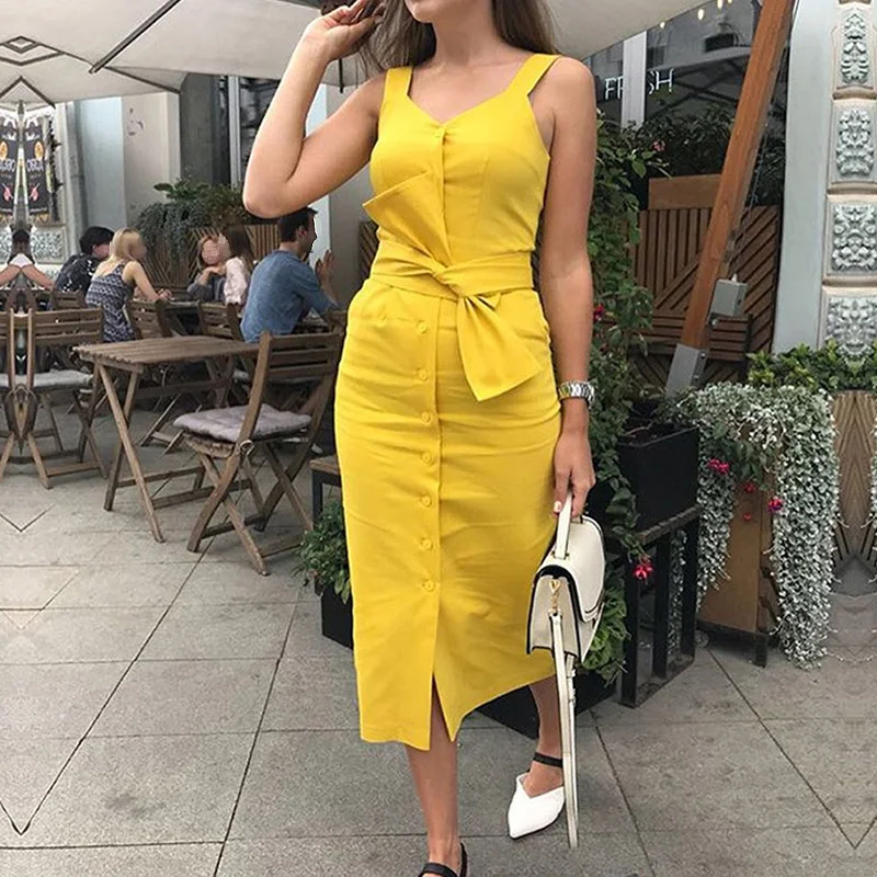Womens Breathable Tunic Sleeveless Party Cocktail V-Neck Solid Bodycon Dress New
Womens Breathable Tunic Sleeveless Party Cocktail V-Neck Solid Bodycon Dress New