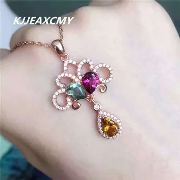 KJJEAXCMY Boutique jewelry Tourmaline Pendant 925 sterling silver jewelry wholesale fashionable female Natural Gemstone Pendant
KJJEAXCMY Boutique jewelry Tourmaline Pendant 925 sterling silver jewelry wholesale fashionable female Natural Gemstone Pendant