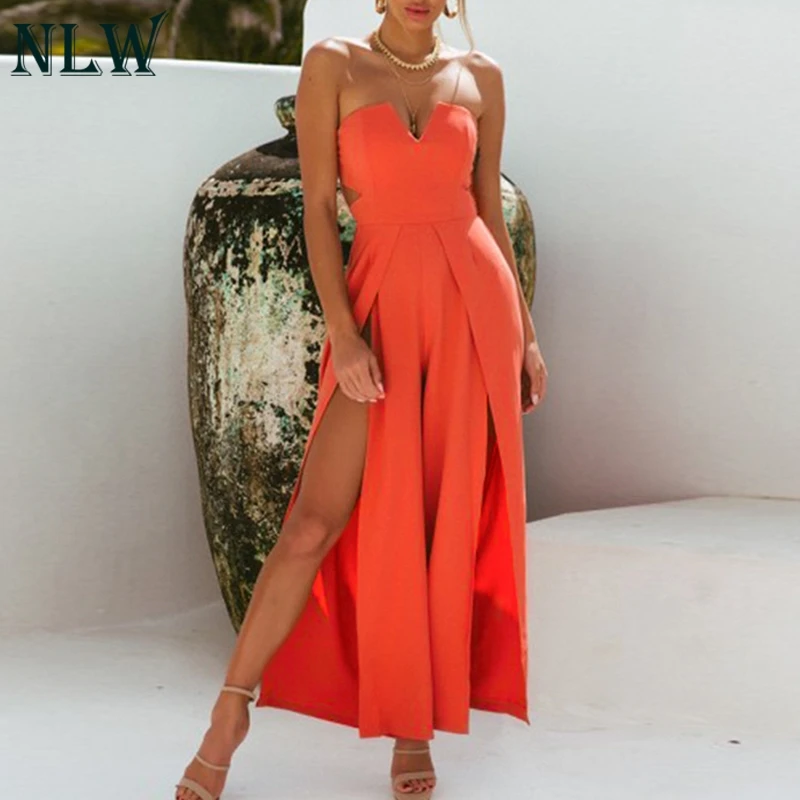 NLW 2019 NEW Sexy Orange Off Shoulder Jumpsuit Female Casual High Waist Wide Leg Jumpsuit Female Hollow Out Plus Long Rompers
NLW 2019 NEW Sexy Orange Off Shoulder Jumpsuit Female Casual High Waist Wide Leg Jumpsuit Female Hollow Out Plus Long Rompers