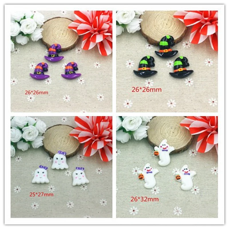 50pcs/Lot Mixe Halloween Hat Ghost Resin Flatback Cabochons Pumpkin Flat Back DIY Baby Girl Hair Bow Cell Phones Home Decoration
50pcs/Lot Mixe Halloween Hat Ghost Resin Flatback Cabochons Pumpkin Flat Back DIY Baby Girl Hair Bow Cell Phones Home Decoration