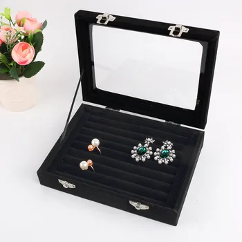 New Fashion Velvet Rings Earrings Necklaces Jewelry Display Holder Organizer Bracelet Jewelry Storage Box Case VL
New Fashion Velvet Rings Earrings Necklaces Jewelry Display Holder Organizer Bracelet Jewelry Storage Box Case VL