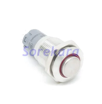 16mm Stainless Steel Ring LED Color ORANGE Latching 2NO 2NC Pushbutton Switch IP67 UL 6V/12V/24V/110V/220V
16mm Stainless Steel Ring LED Color ORANGE Latching 2NO 2NC Pushbutton Switch IP67 UL 6V/12V/24V/110V/220V