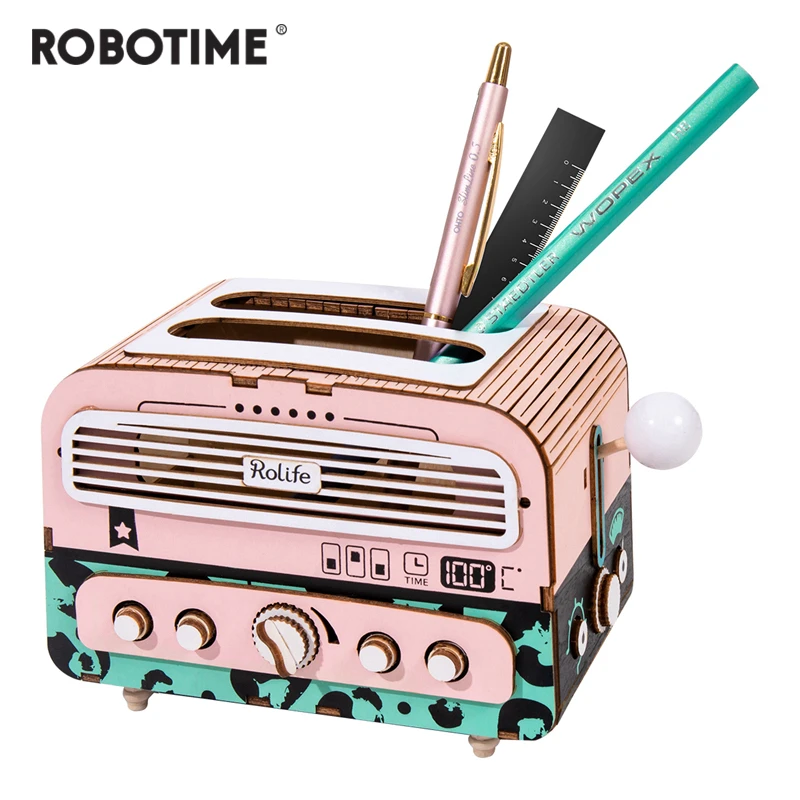 Robotime New Arrival DIY Toaster 3D Wooden Puzzle Game Gift&Penholder for Children Friend Popular Toy TG14
Robotime New Arrival DIY Toaster 3D Wooden Puzzle Game Gift&Penholder for Children Friend Popular Toy TG14
