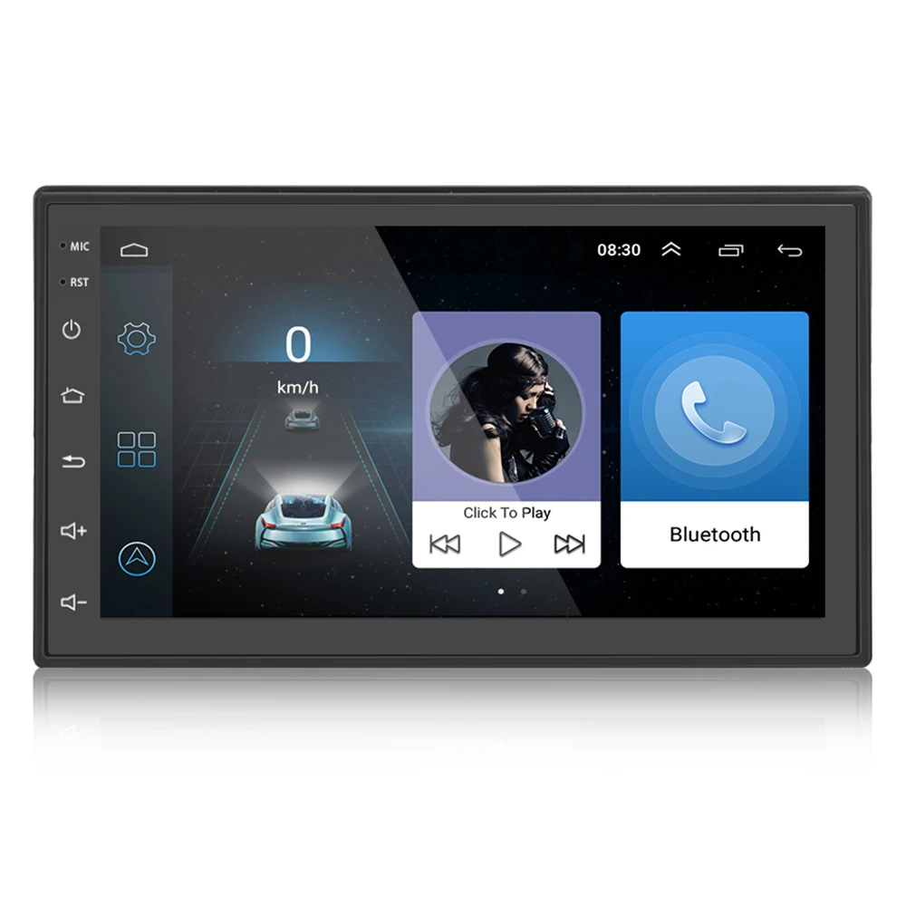 

ML - CK1018 7.0 inch Touchscreen 2 DIN Car Multimedia Player Bluetooth Built-in GPS Navigator FM Station WiFi Connection