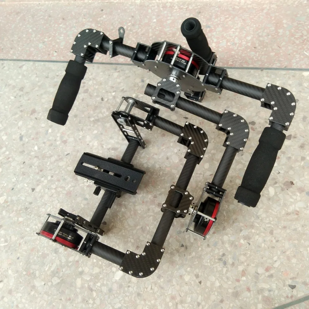 New 3 Axis DSLR Camera Carbon Brushless Gimbal Handle/Stabilized Mount steadycam Run Movie Photography frame
New 3 Axis DSLR Camera Carbon Brushless Gimbal Handle/Stabilized Mount steadycam Run Movie Photography frame