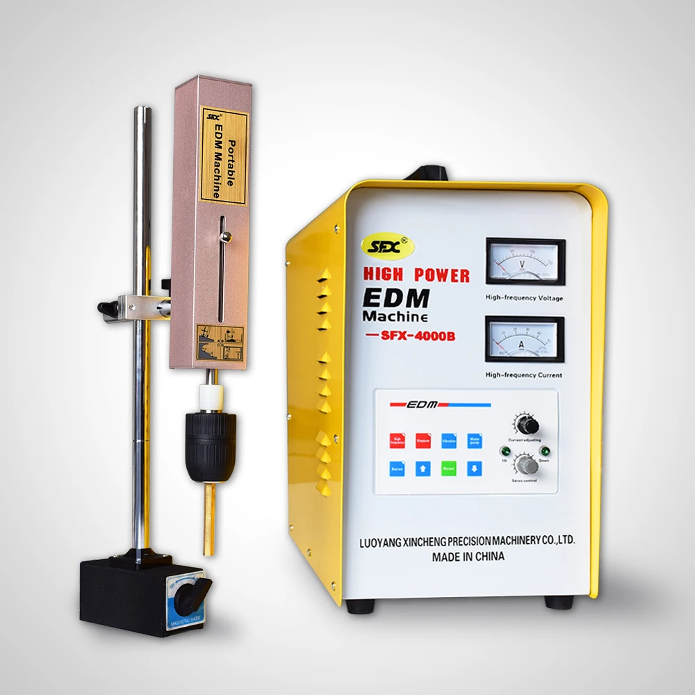 Tap burner portable edm low precision specially for removing broken taps,drills, screws, bolts
Tap burner portable edm low precision specially for removing broken taps,drills, screws, bolts