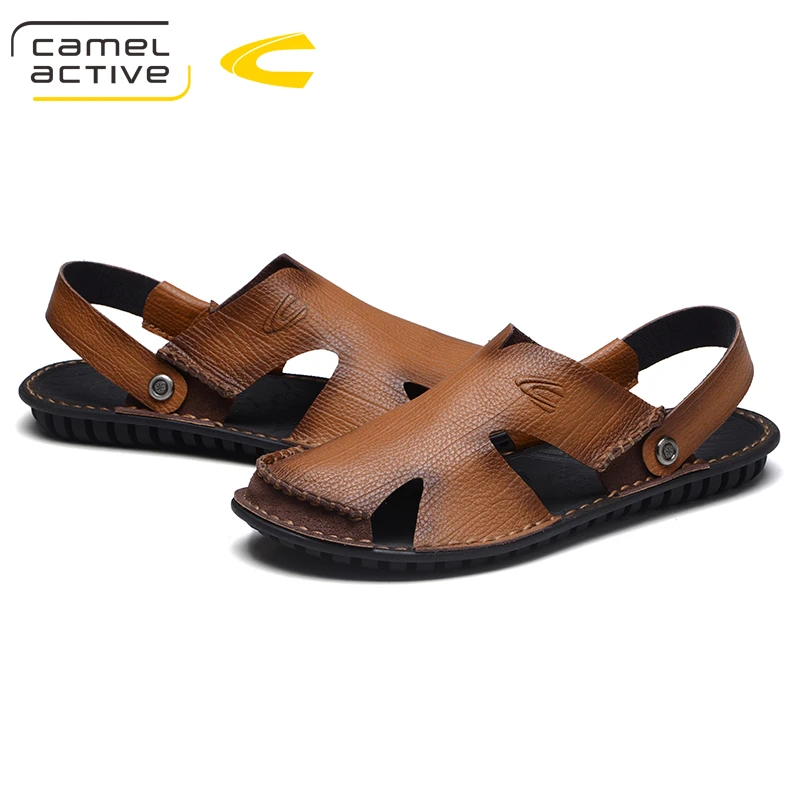 Мужские сандалии Camel Active коровья кожа повседневная нескользящая резиновая