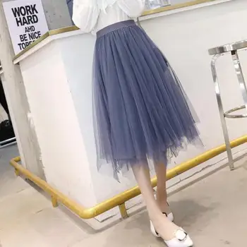 New Summer Women Tuff Medium Long Rock High Tail Mesh Single Colour Irregular A -line Women's Skirts Casual Streetwear Skirts
New Summer Women Tuff Medium Long Rock High Tail Mesh Single Colour Irregular A -line Women's Skirts Casual Streetwear Skirts