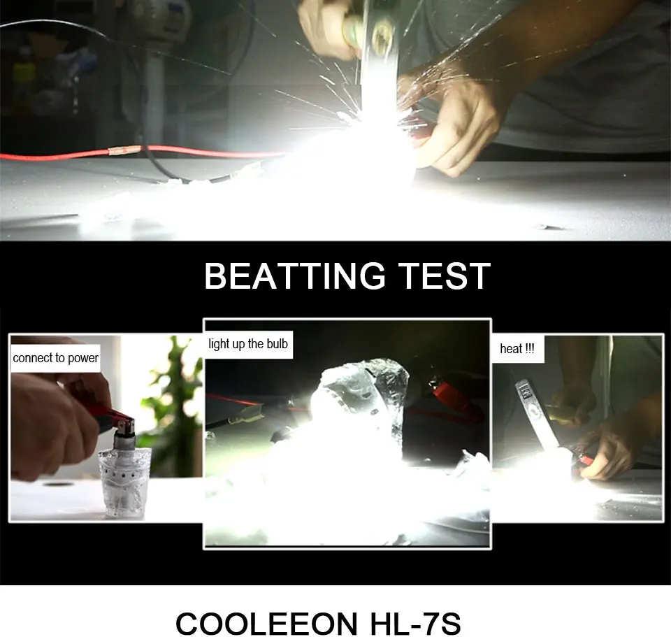Auto Headlamp LED Light H1 H4 H7 Car Headlight Bulbs H11 9005 9006 LED Lamp Kit 12V 24V Automotive 80W 9600LM CREE LEDs (16)