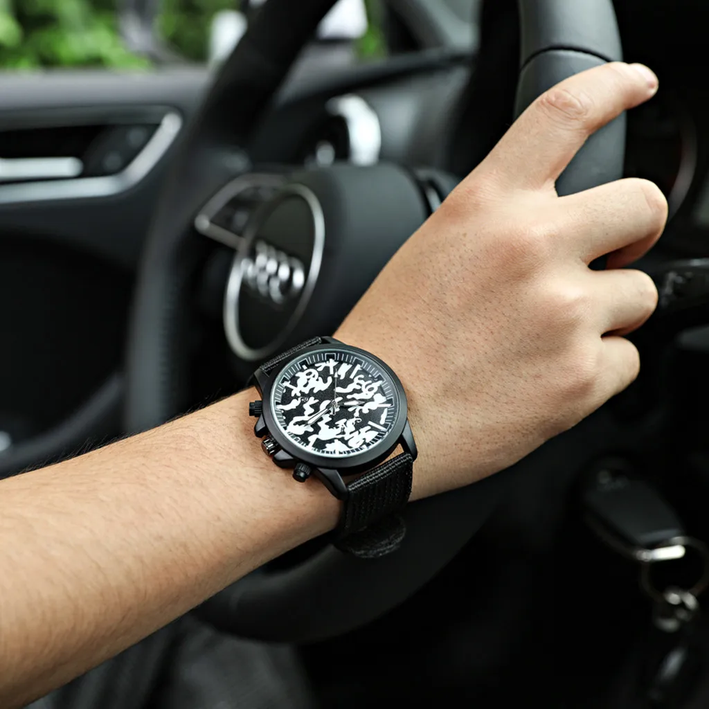 Men's Watch 2019 SOKI Popular Outdoor Sports Camouflage Nylon Woven Strap Calendar Watch Male relogio masculino reloj hombre #03
Men's Watch 2019 SOKI Popular Outdoor Sports Camouflage Nylon Woven Strap Calendar Watch Male relogio masculino reloj hombre #03