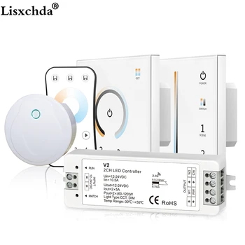 WW CW LED Controller RF 2.4G / Wifi Remote Controller Color Temperature Adjustable & Brightness Dimmer DC12-24V for LED Strip
WW CW LED Controller RF 2.4G / Wifi Remote Controller Color Temperature Adjustable & Brightness Dimmer DC12-24V for LED Strip