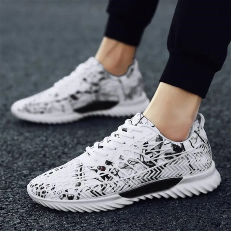 

New breathable couple sneakers shoes camouflage mesh light casual men's shoes Zapatillas de deporte Sapatilhas shoes