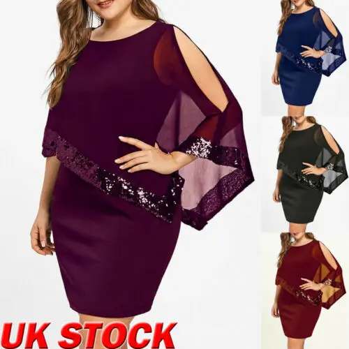 Plus Size Women Bodycon Shawl Tunic Dress Ladies Party Party Summer Short Mini Dresses Sequins Formal Elegant Dress 2019 New
Plus Size Women Bodycon Shawl Tunic Dress Ladies Party Party Summer Short Mini Dresses Sequins Formal Elegant Dress 2019 New