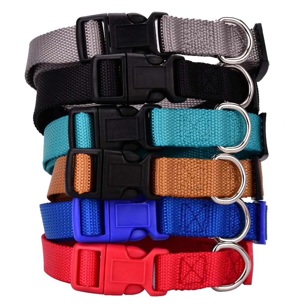 42 pcs Pet Dog Collar Classic Solid Basic Polyester Nylon Dog Collar with Quick Snap Buckle, Can Match Leash & Harness
42 pcs Pet Dog Collar Classic Solid Basic Polyester Nylon Dog Collar with Quick Snap Buckle, Can Match Leash & Harness