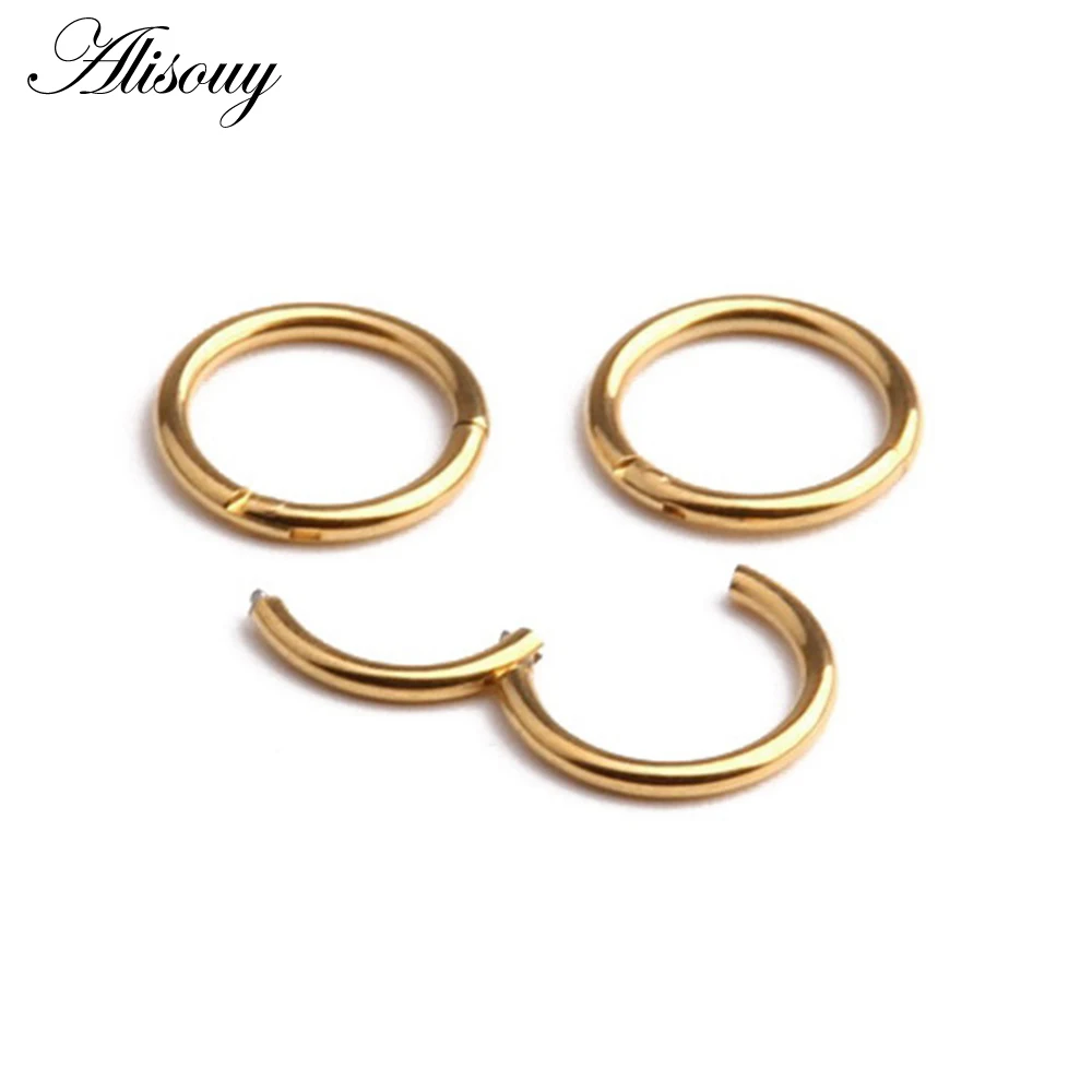 Alisouy 1PCS Stainless Steel Tiny Nostril Segment Nose Rings Captive Ear Nose Hoop Piercings Clip on Helix Rings Body Jewelry
Alisouy 1PCS Stainless Steel Tiny Nostril Segment Nose Rings Captive Ear Nose Hoop Piercings Clip on Helix Rings Body Jewelry